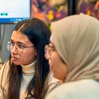 International Anchor Allies Winter 2026 First Mixer - angled shot of a female sailor